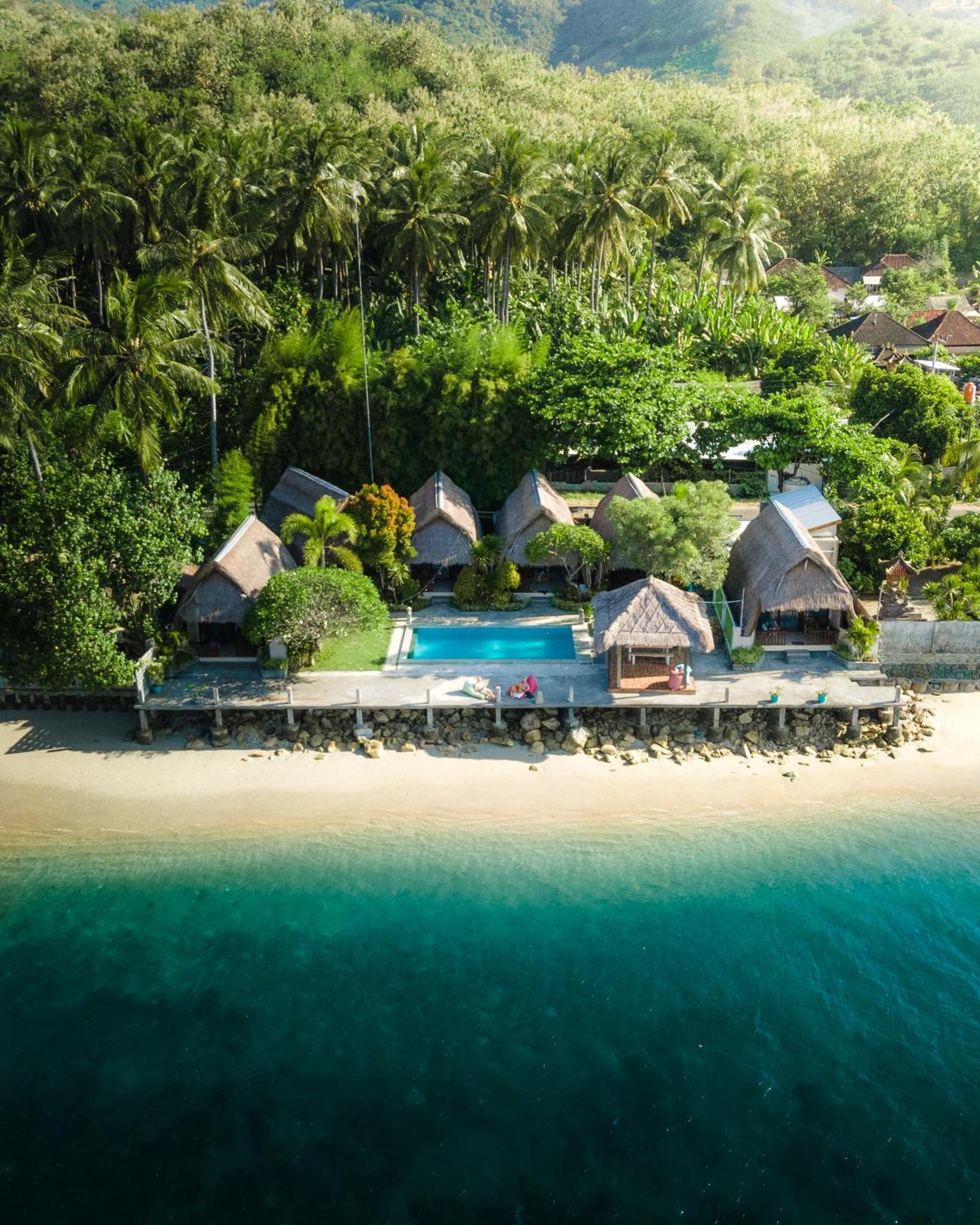Krisna Bungalows And Restaurant Sekotong Exteriör bild