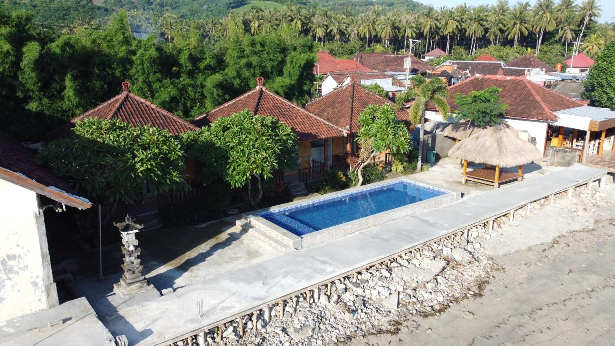 Krisna Bungalows And Restaurant Sekotong Exteriör bild
