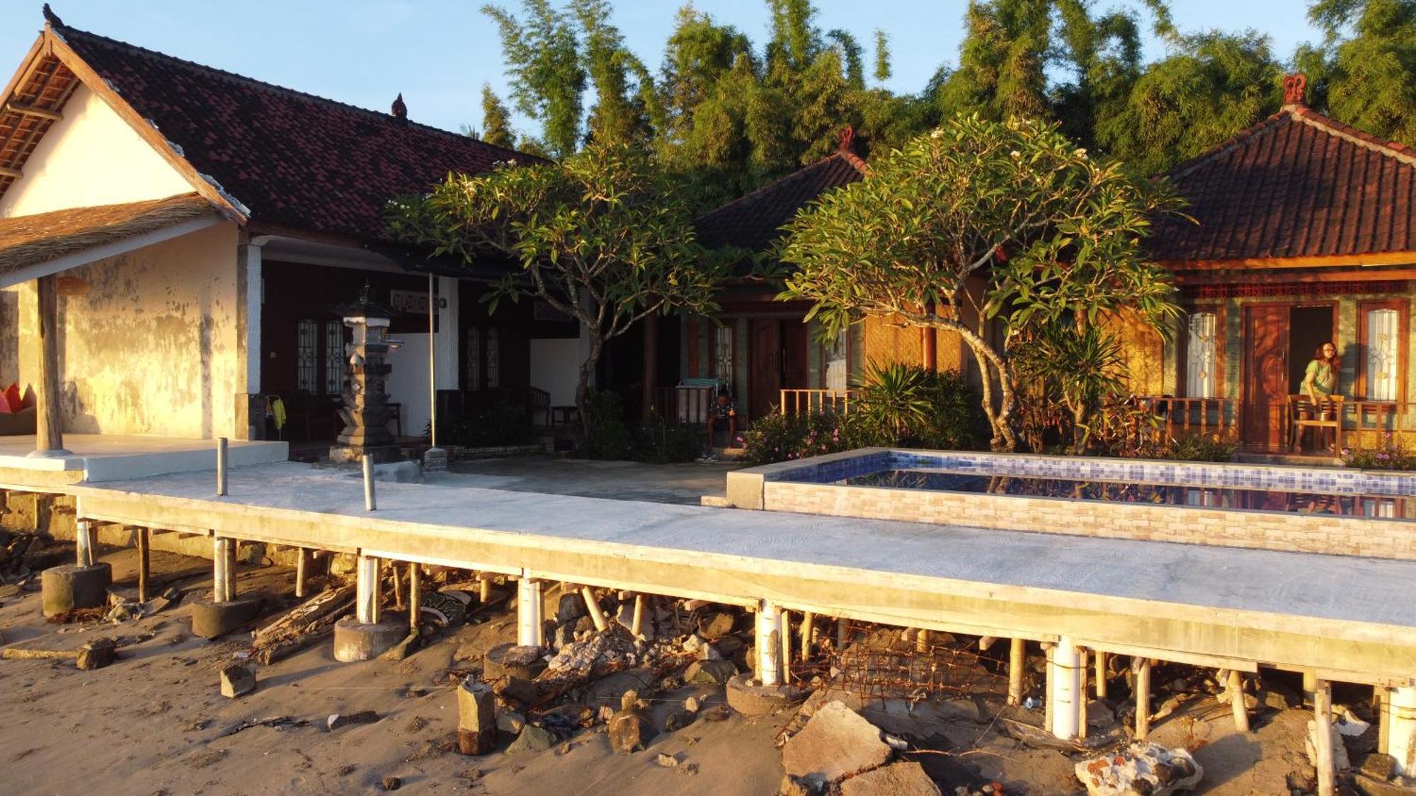 Krisna Bungalows And Restaurant Sekotong Exteriör bild
