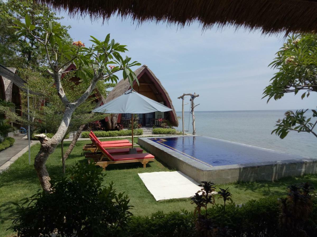 Krisna Bungalows And Restaurant Sekotong Exteriör bild